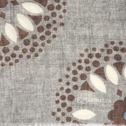 Beige And Light Brown Cotton And Linen Stole