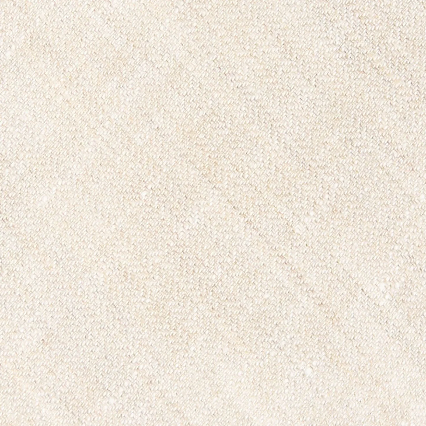 Beige Sartorial Linen And Cotton Tie - Solid Color