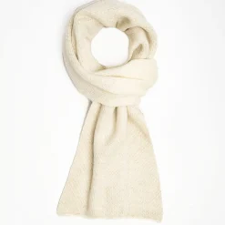 Beige Solid Cashmere Neck Warmer