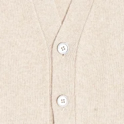 Beige Wool And Cashmere Gilet