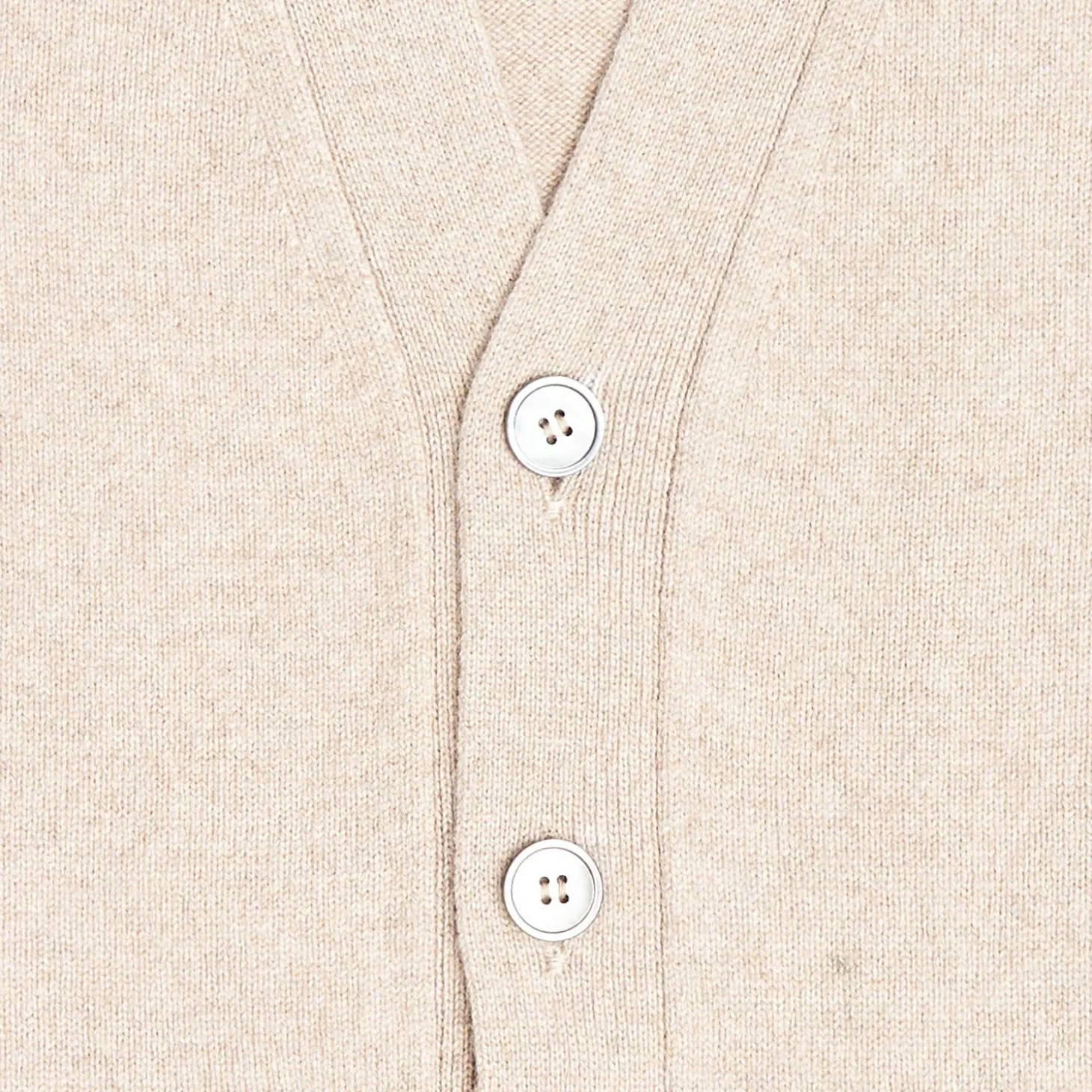 Beige Wool And Cashmere Gilet