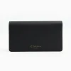 Black Big Wallet In Soft Leather