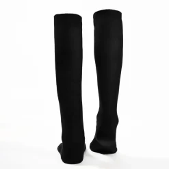 Black Long Socks In Sea Island Cotton