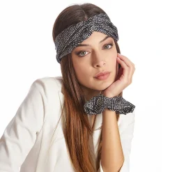 Black Silk Scrunchie - Archivio Pattern