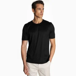 Black Silk T-Shirt