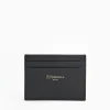 Black Small Credit Card Holder In Soft Leather