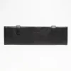 Black Travel Tie Holder In Leather