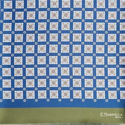 Blue And Green Double Silk Scarf
