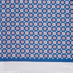 Blue And Grey Double Silk Scarf
