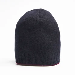 Blue And Red Bicolor Cashmere Beanie