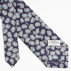 Blue Archivio Collection Silk Tie 1938-01