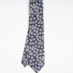 Blue Archivio Collection Silk Tie 1938-01