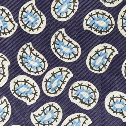 Blue Archivio Collection Silk Tie 1938-01