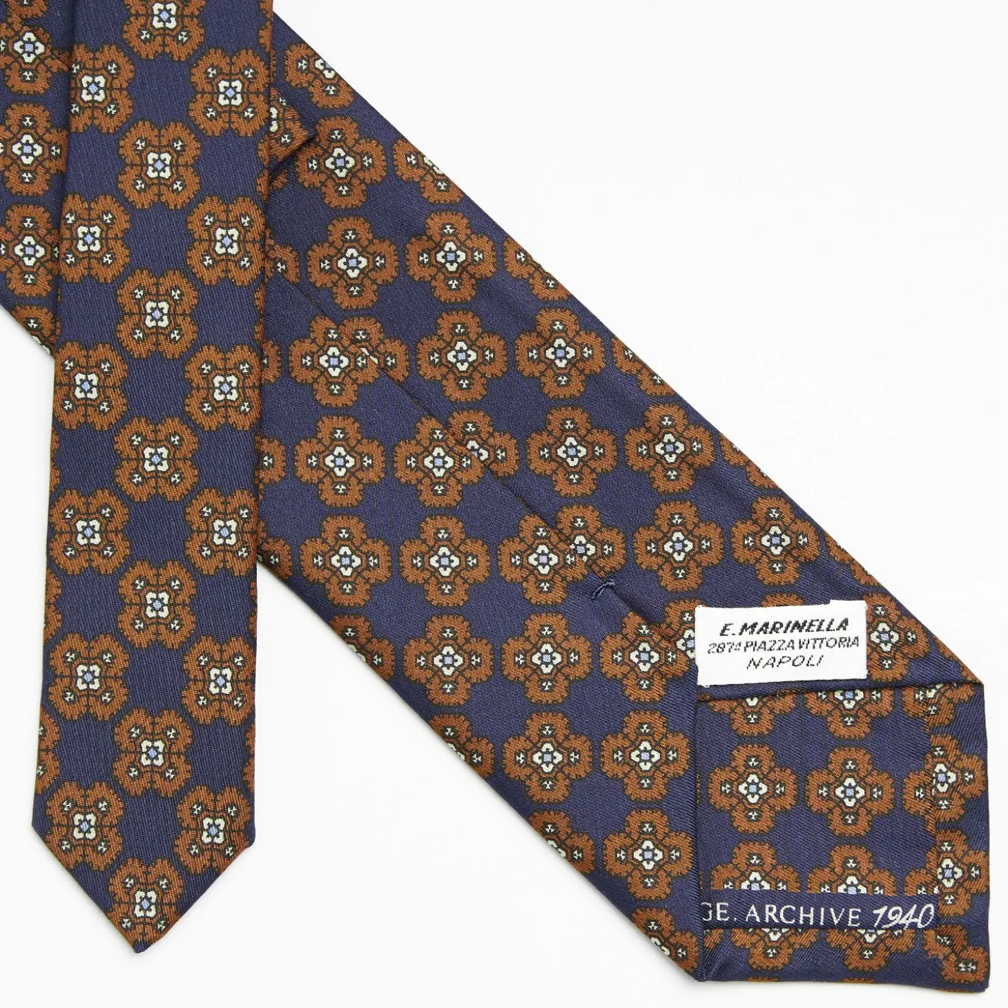 Blue Archivio Collection Silk Tie 1940_02