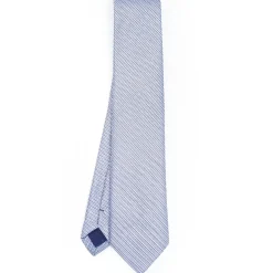 Blue Ceremonial Jacquard Silk Tie