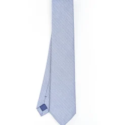 Blue Ceremonial Jacquard Silk Tie