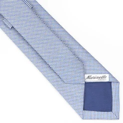 Blue Ceremonial Jacquard Silk Tie