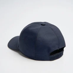 Blue Cotton Baseball Cap