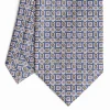 Blue Extra Long Sartorial Silk Tie - Paisley Pattern