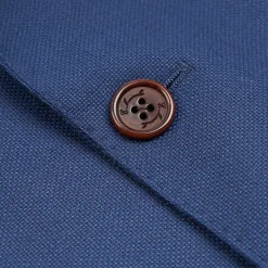 Blue Jacket With Lining Crafted By Pattern 1945 Archive Collection