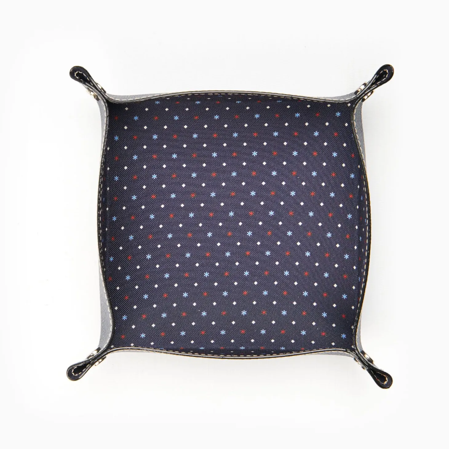 Blue Large Leather Vide00A0Poche