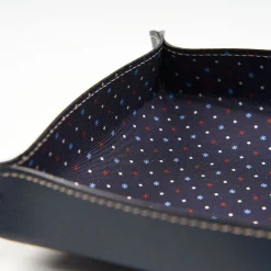 Blue Large Leather Vide00A0Poche