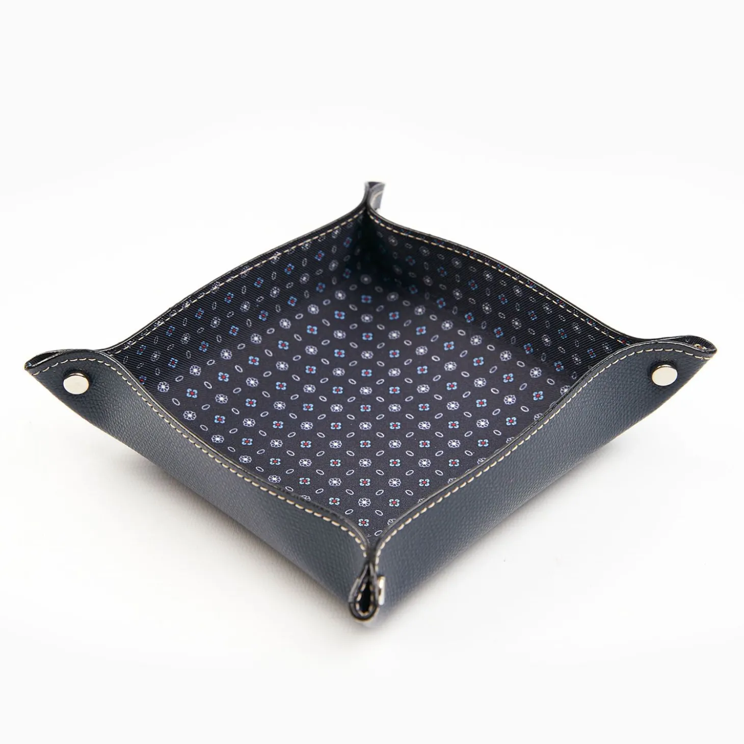 Blue Large Leather Vide00A0Poche