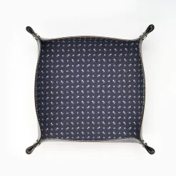 Blue Large Leather Vide00A0Poche