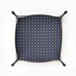 Blue Large Leather Vide00A0Poche