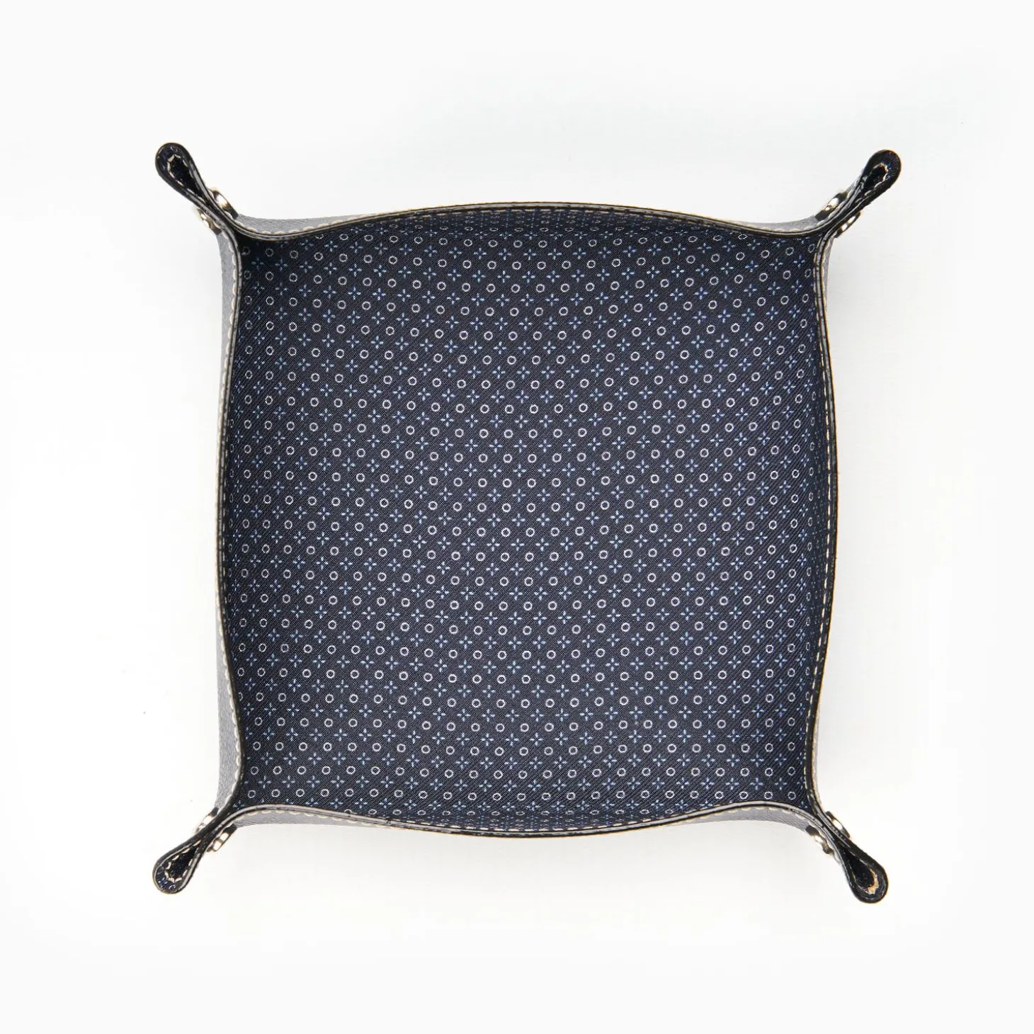 Blue Large Leather Vide00A0Poche