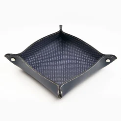 Blue Large Leather Vide00A0Poche