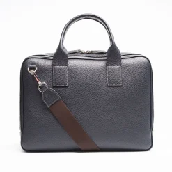 Blue Leather Briefcase