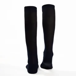 Blue Long Socks In Sea Island Cotton