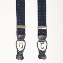 Blue Polka Dot Pattern Braces
