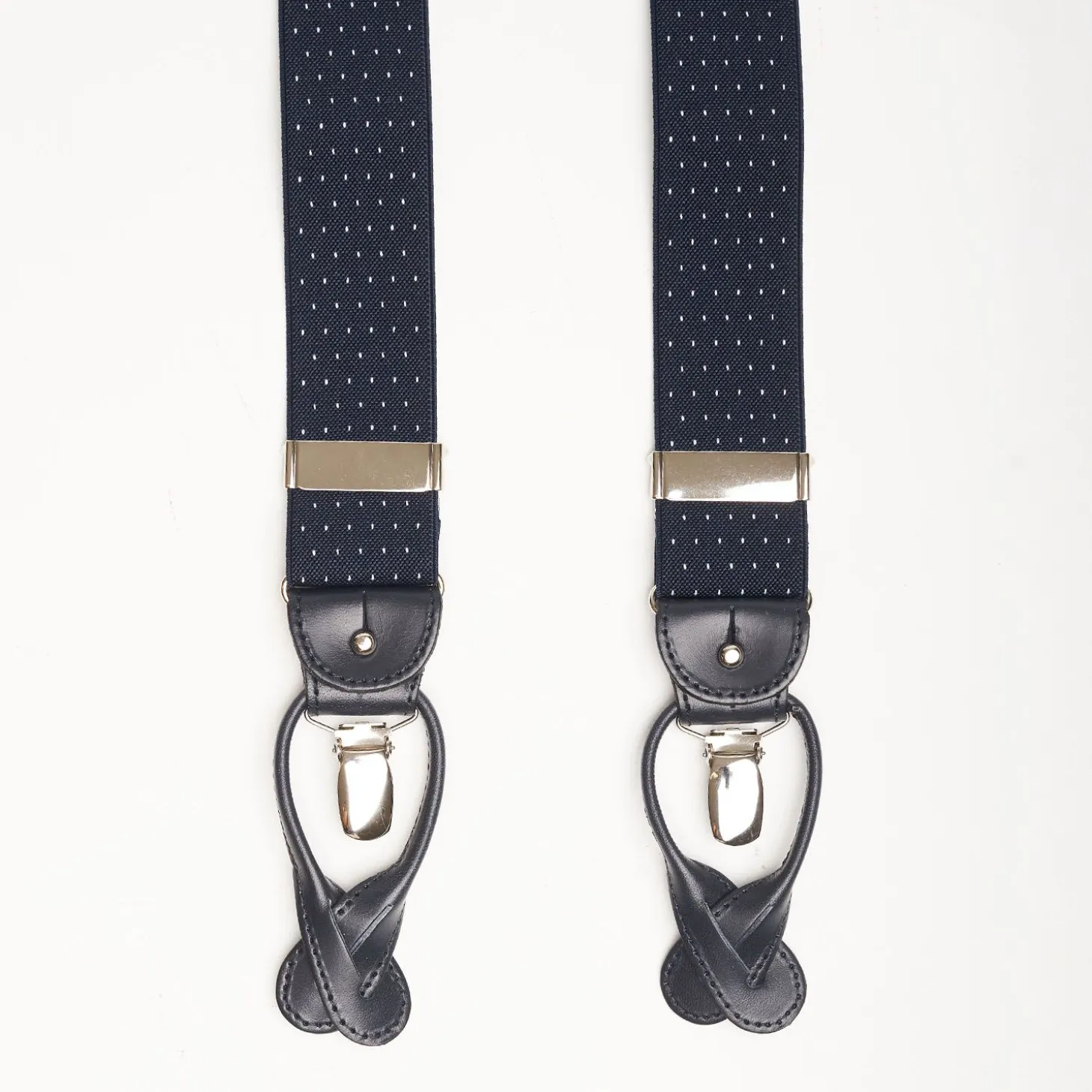 Blue Polka Dot Pattern Braces