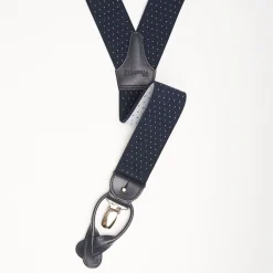 Blue Polka Dot Pattern Braces