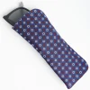 Blue Silk Glasses Case