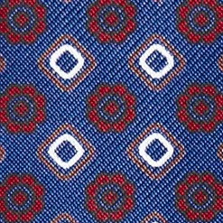 Blue Silk Glasses Case