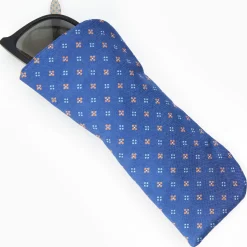 Blue Silk Glasses Case