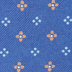 Blue Silk Glasses Case