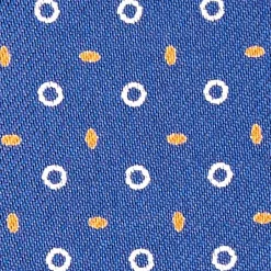 Blue Silk Glasses Case