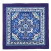 Blue Silk Scarf 90 - Mediterranean Vibes