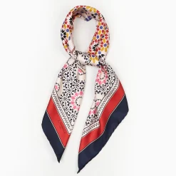 Blue Silk Scarf 90 - Mosaic