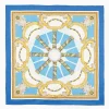 Blue Silk Scarf 90 - Santa Chiara Cloister