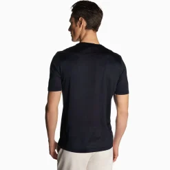 Blue Silk T-Shirt