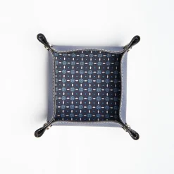 Blue Small Leather Vide00A0Poche