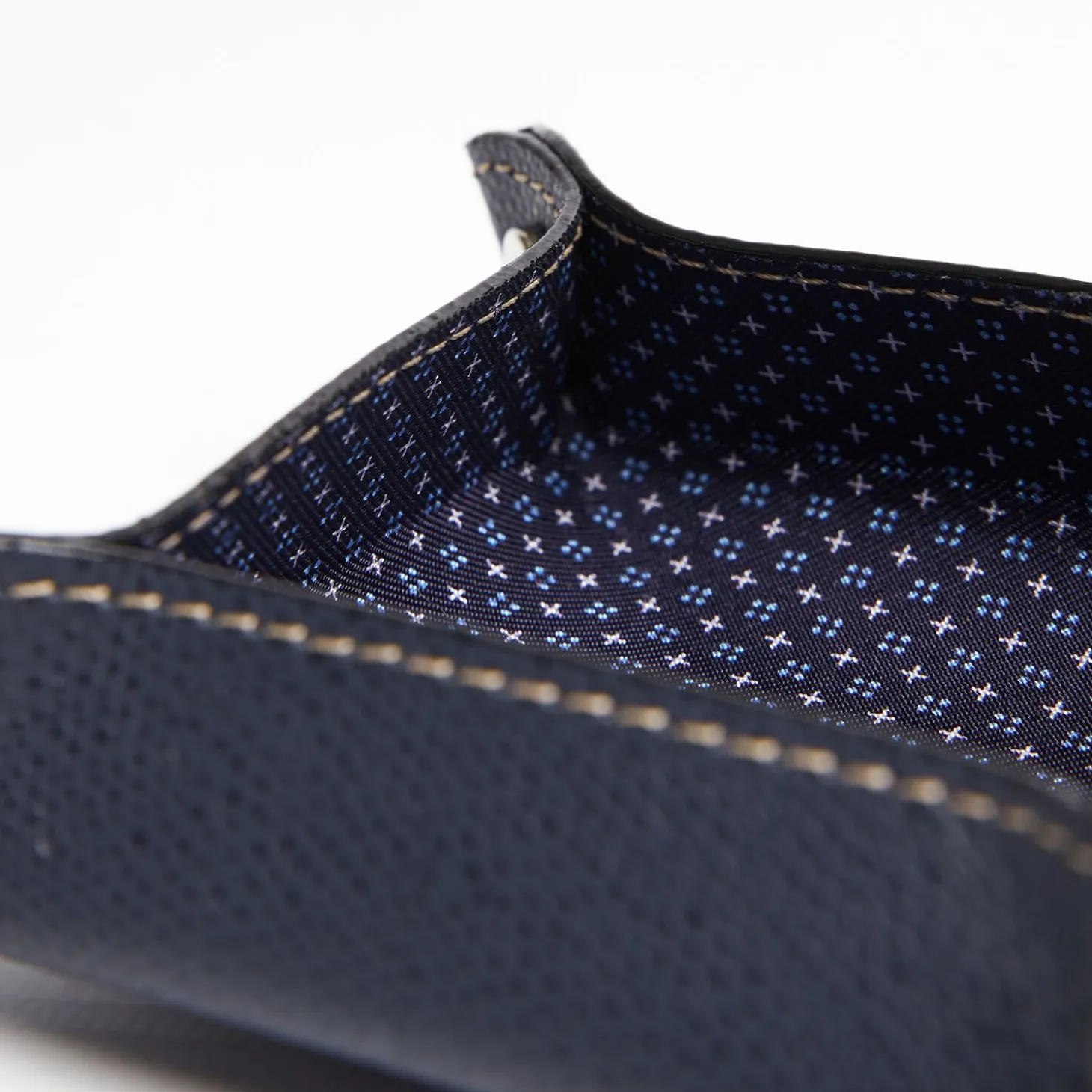 Blue Small Leather Vide00A0Poche