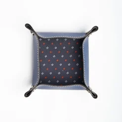 Blue Small Leather Vide00A0Poche
