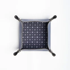 Blue Small Leather Vide00A0Poche