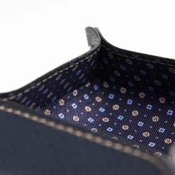 Blue Small Leather Vide00A0Poche